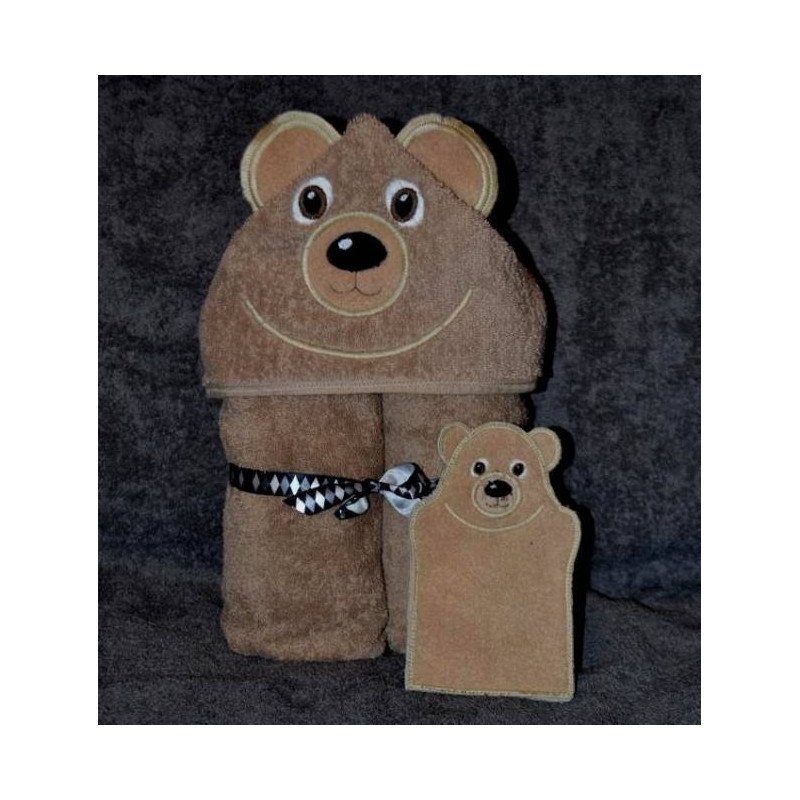 Bear Towel and Mitt Set Bear Towel and Mitt Set
