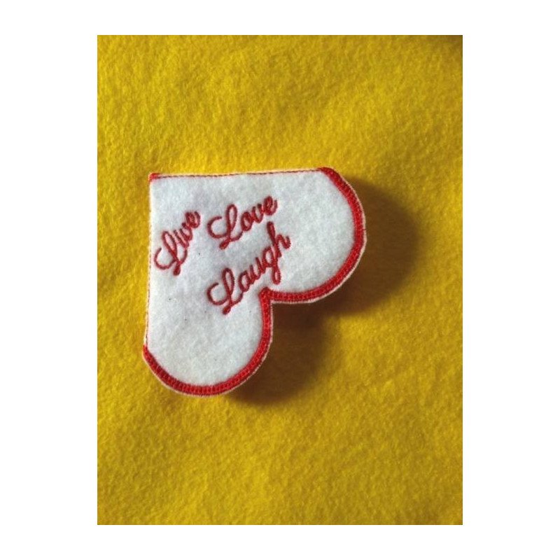 In the Hoop Corner Bookmark - Heart In the Hoop Corner Bookmark - Heart