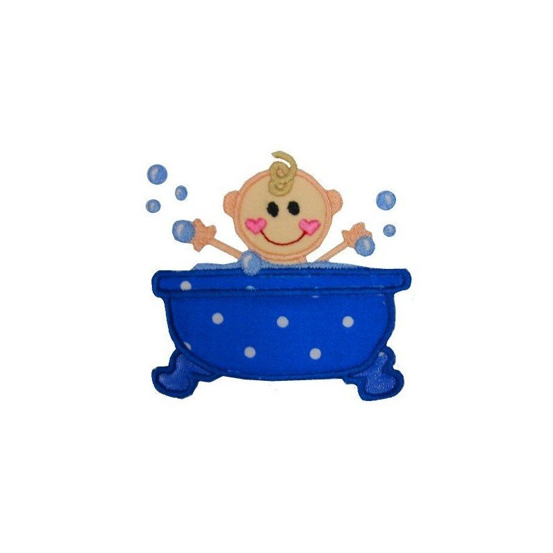 Mega Hoop Bath Time Baby Applique Design Mega Hoop Bath Time Baby Applique Design