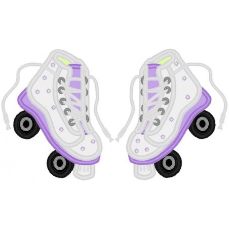Roller Skates Applique