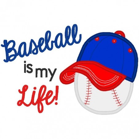 Baseball My Life with Hat