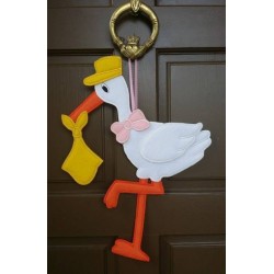 Stork Door Hanger