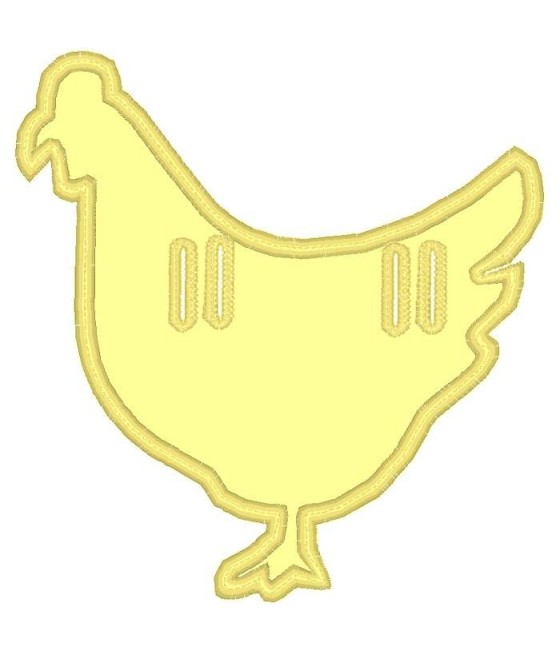Chicken Silhouette  Banner
