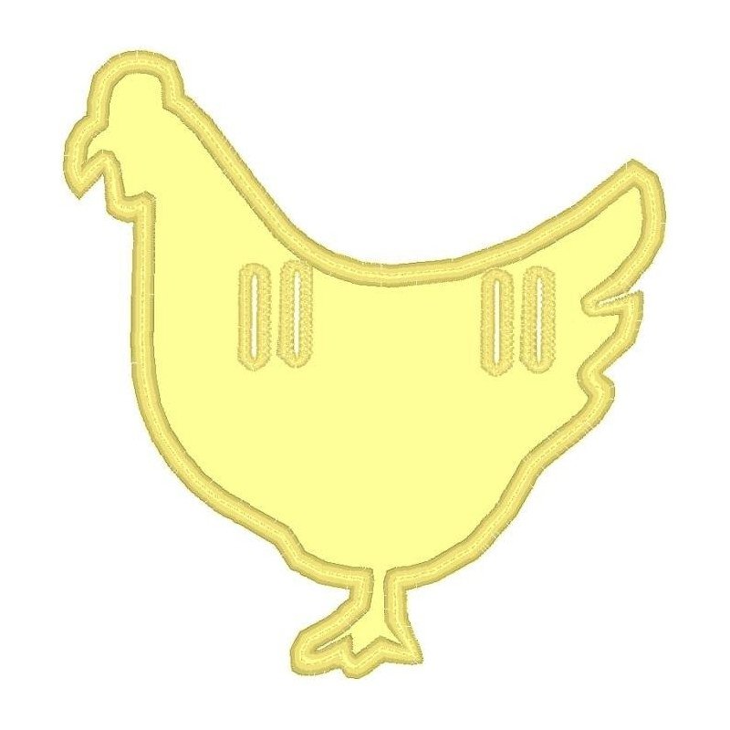 Chicken Silhouette Banner Chicken Silhouette Banner