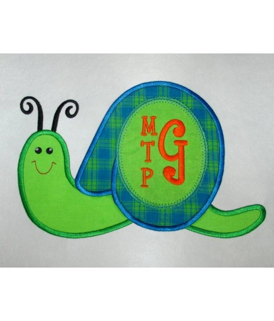 Monogram Snail Design