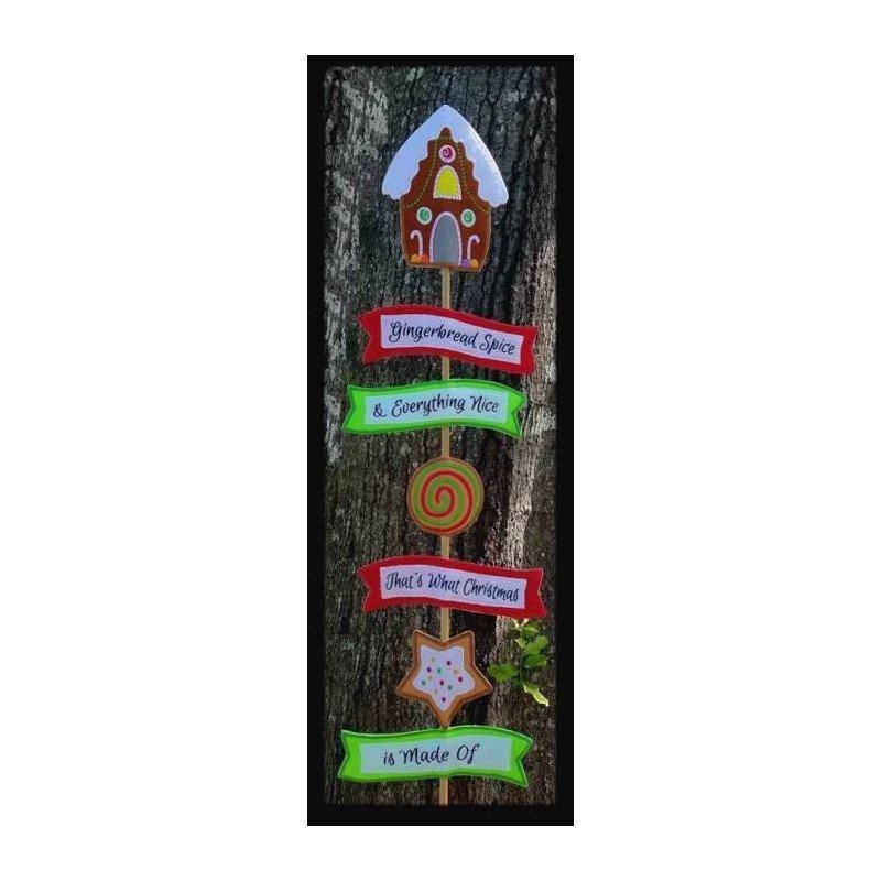 In Hoop Gingerbread Spice Yard Sign In Hoop Gingerbread Spice Yard Sign