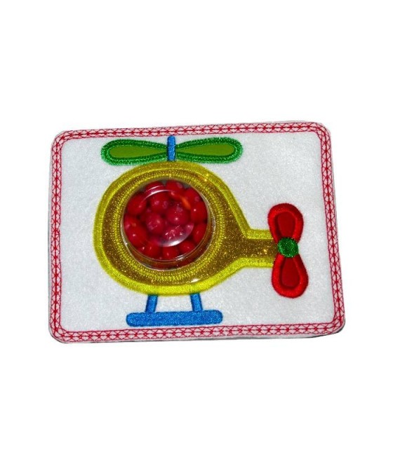 In Hoop Helicopter Lip Balm Holder