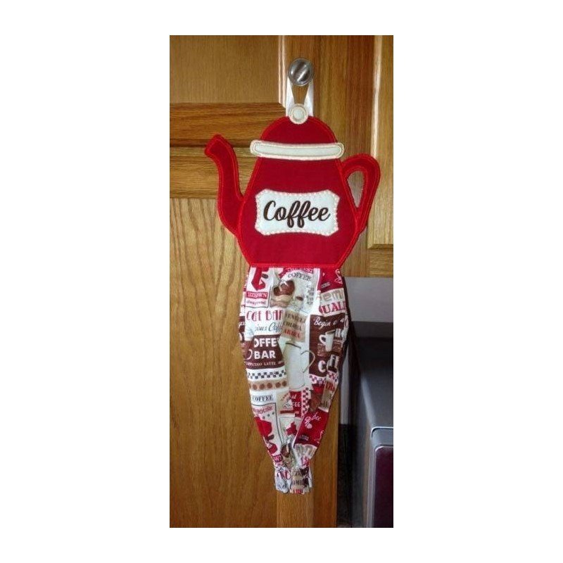 In Hoop Recycle Plastic Bag Storage Coffee Pot NobbieNeezKids