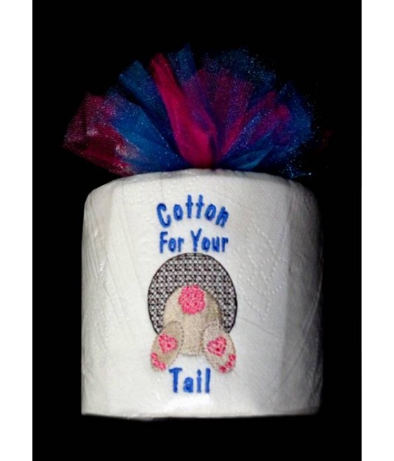 Cotton for Your Tail Toilet Paper Design