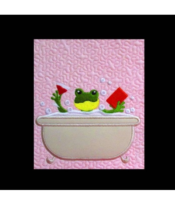 Frog in Tub Design