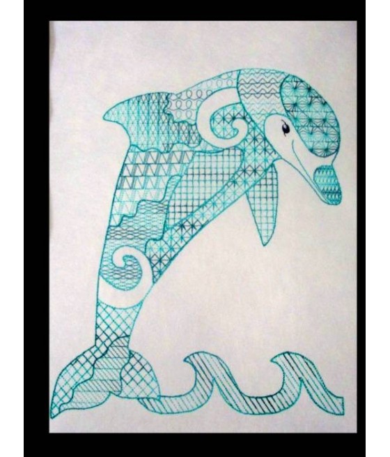 Mandala Dolphin