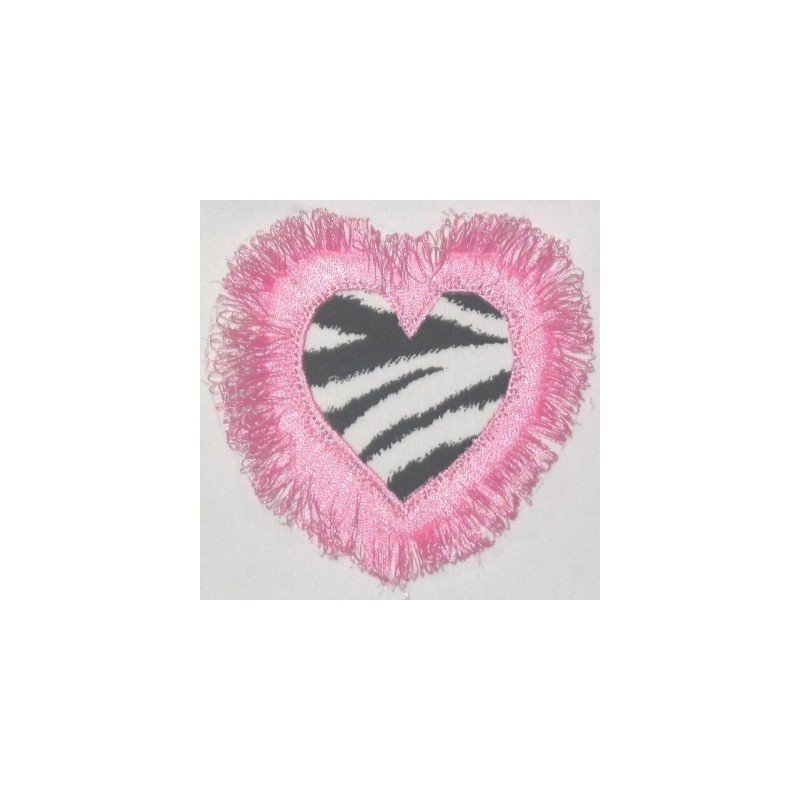 Fringe and Applique Heart NobbieNeezKids