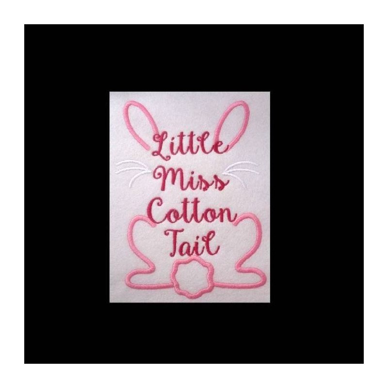 Little Miss Cotton Tail Outline Little Miss Cotton Tail Outline