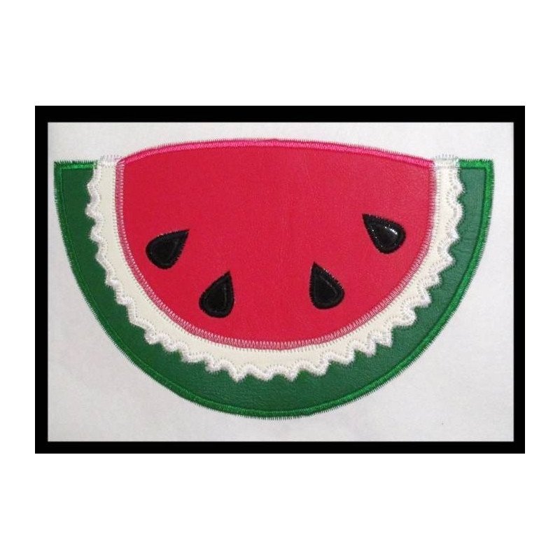 Loose Stitch Watermelon Ribbon Design Loose Stitch Watermelon Ribbon Design