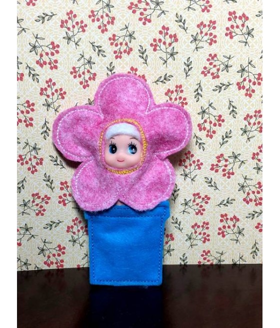 In Hoop Elf Baby Flower Pot Costume
