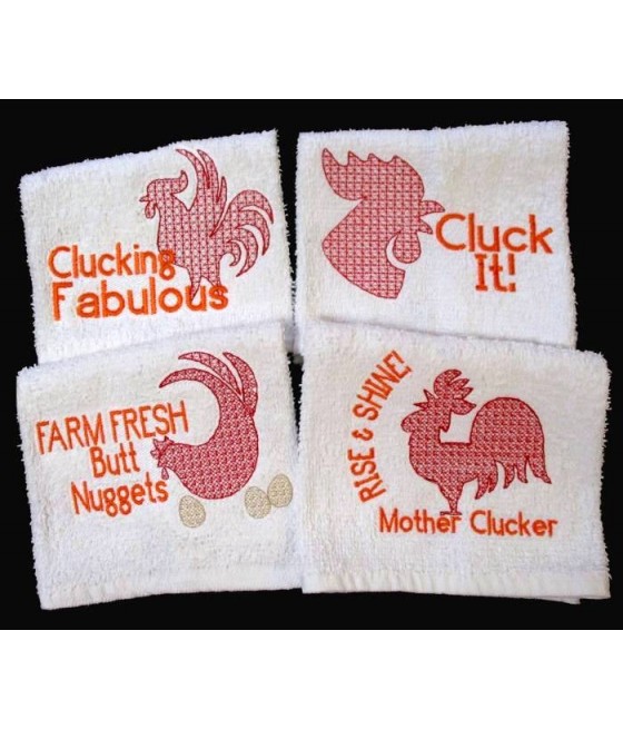 Chicken Towel Set 2