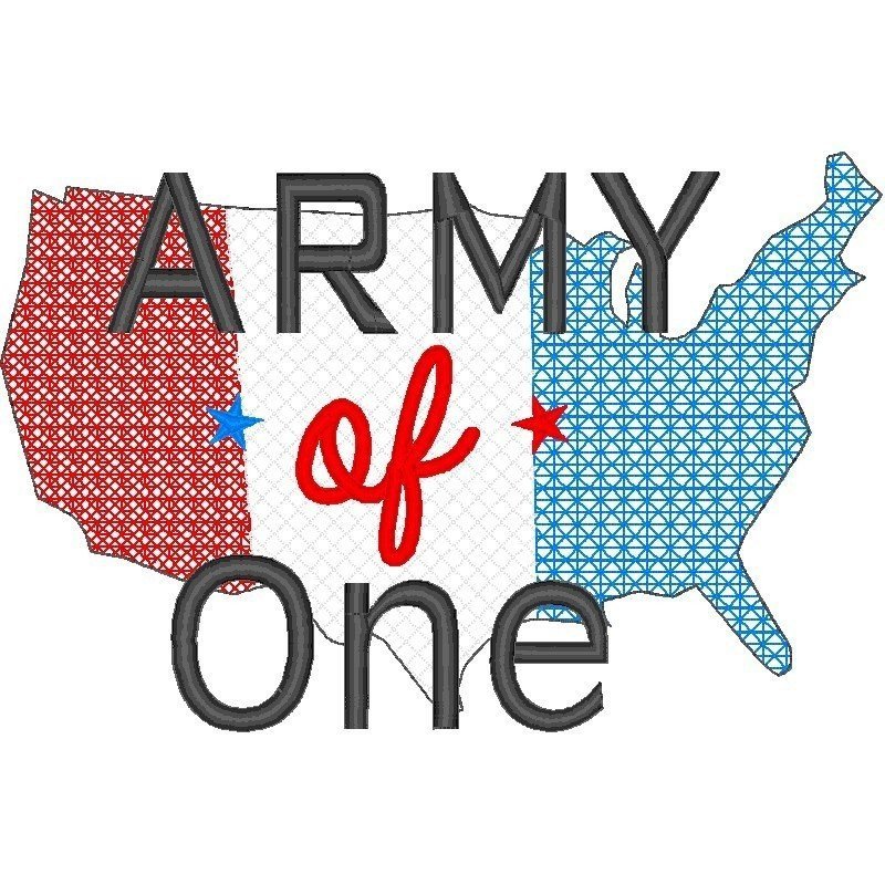 Army of One Line Art Army of One Line Art