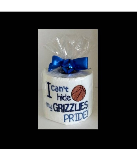 Toilet Paper Basketball Design Grizzlies