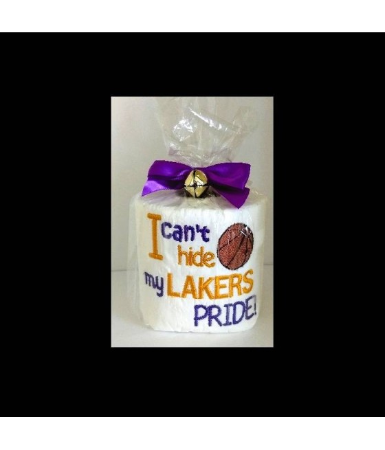 Toilet Paper Basketball Design Lakers
