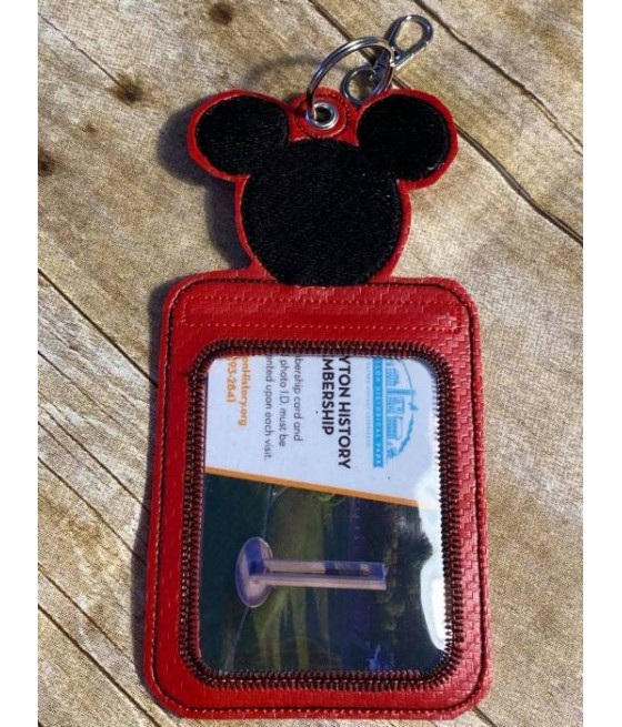 In Hoop Mr Mouse Badge Holder