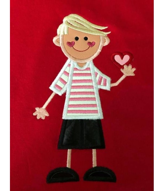 NNKids Applique Boy with Heart