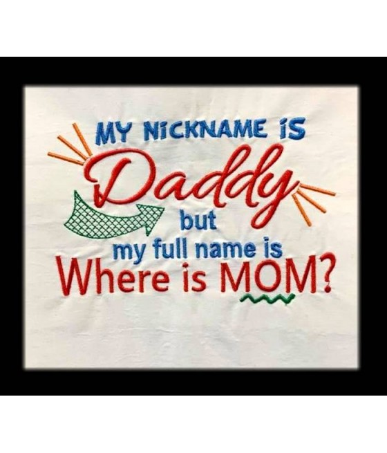Dad Nickname Saying