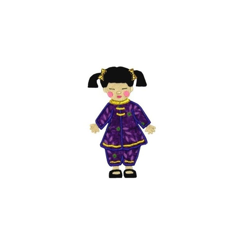 Asian Girl Mega Hoop Design Asian Girl Mega Hoop Design