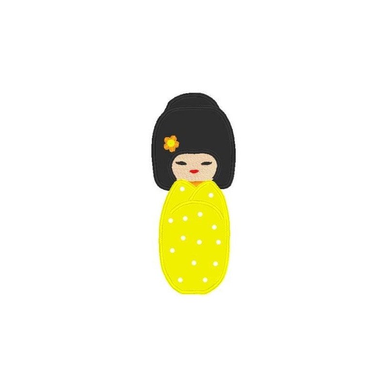 Kokeshi Doll2 Mega Hoop Design Kokeshi Doll2 Mega Hoop Design