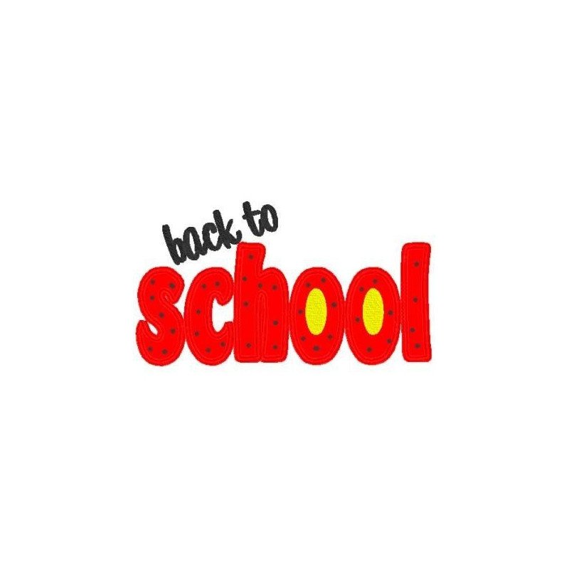 Back to School Applique Mega Hoop Design Back to School Applique Mega Hoop Design