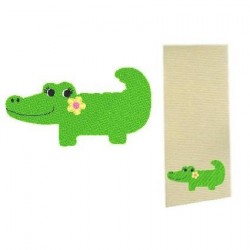 Alligator with Flower Teeny