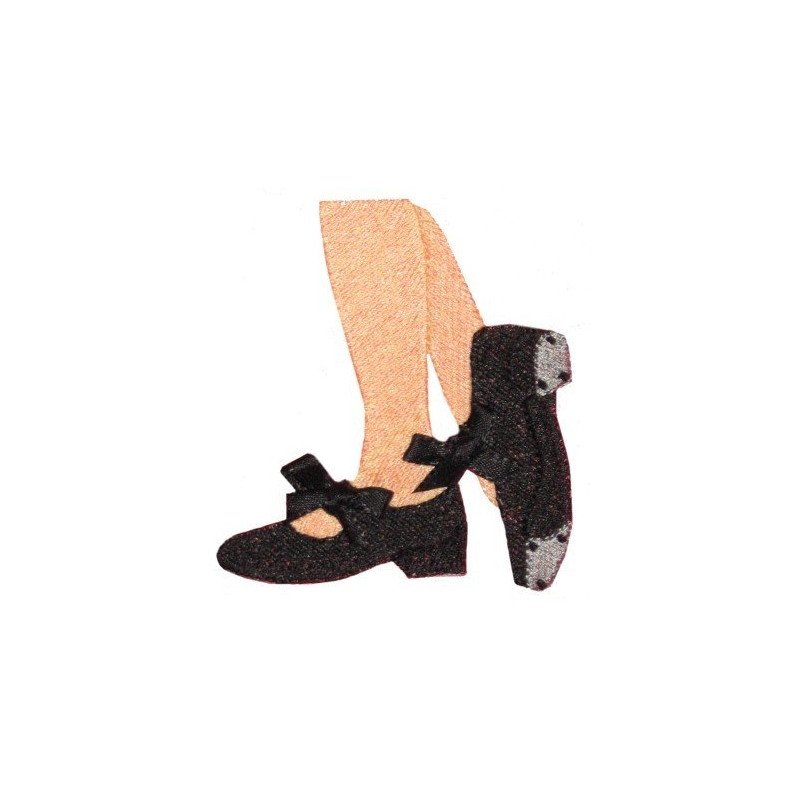 Machine Embroidery Designs > Shoes Filled > Filled Tap Shoes