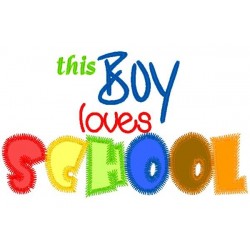 Boy Loves School