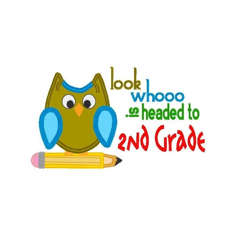 Headed To Second Grade Boy Headed To Second Grade Boy
