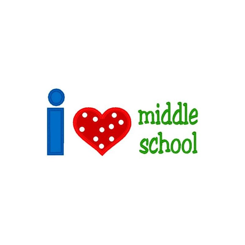 I Love Middle School - NobbieNeezKids