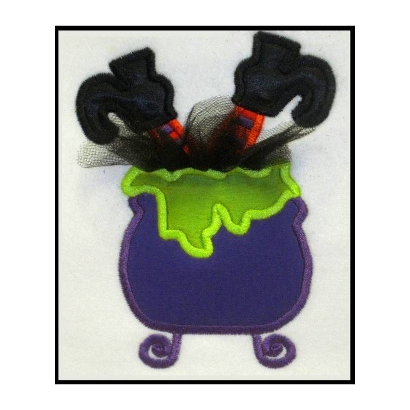 Tulle Witch Pot Tulle Witch Pot