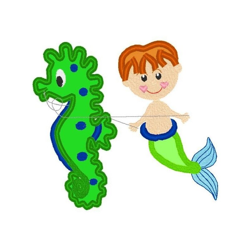 Merman with Horse Merman with Horse