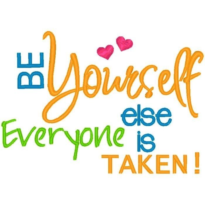 Be Yourself Everyone Else is Taken! NobbieNeezKids